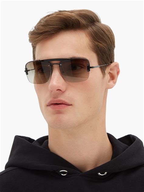 black prada aviators|Prada aviator sunglasses men's.